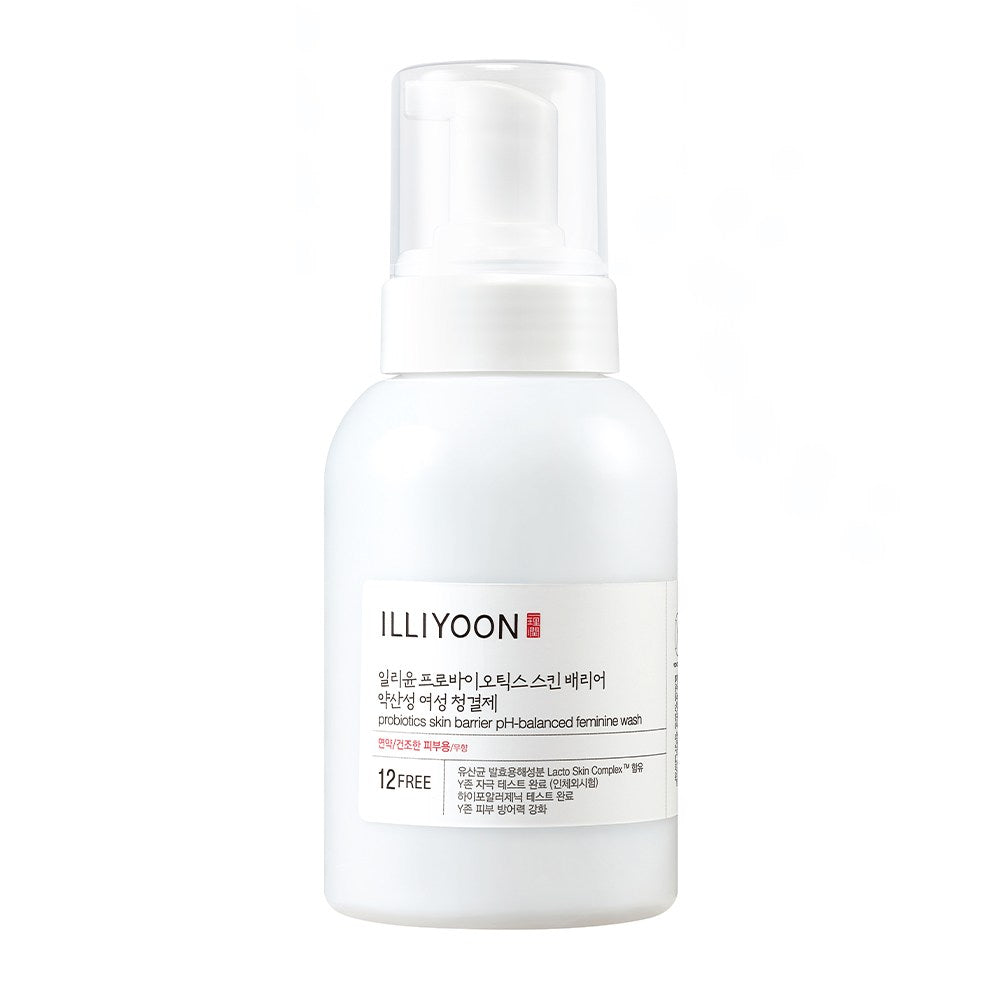 [ILLIYOON] Probiotics Skin Barrier Mildly Acidic Feminine Cleanser (Bubble Type) (300ml)