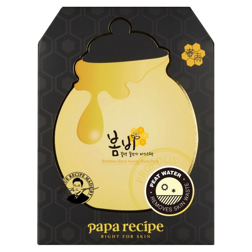 [PAPA RECIPE] Bombee Black Honey Mask Pack (10 x 25g)