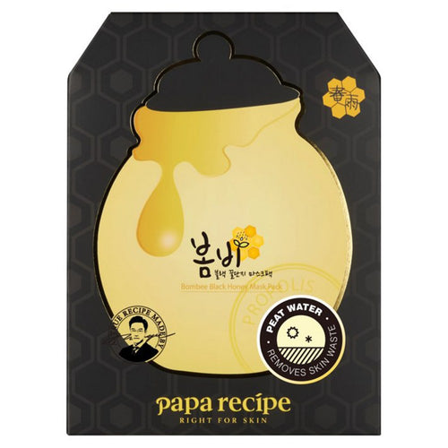 [PAPA RECIPE] Bombee Black Honey Mask Pack (10 x 25g)