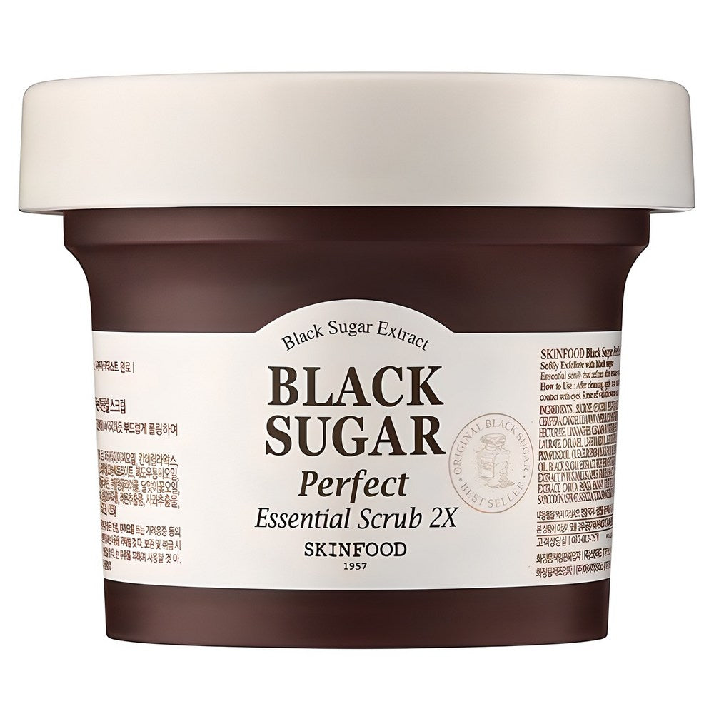 [SKINFOOD] Black Sugar Perfect Essential Scrub 2X (210g)