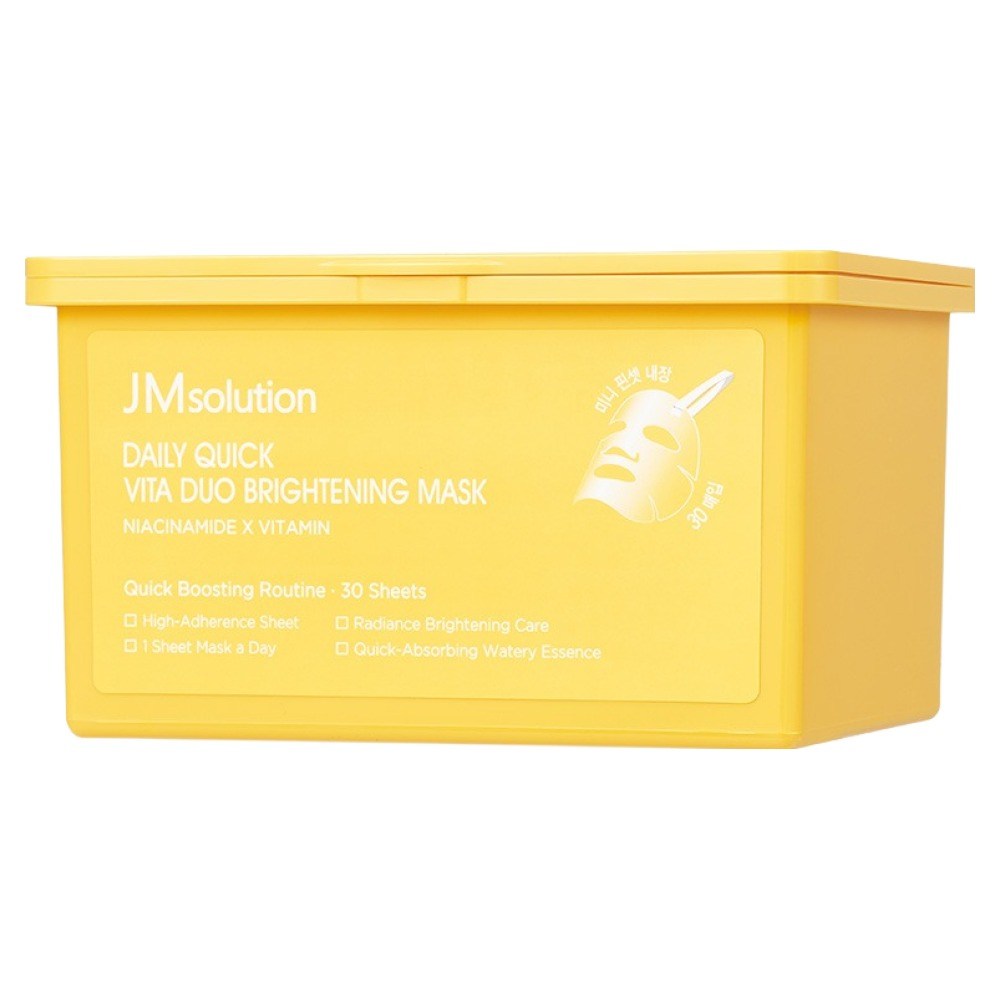 [JMSOLUTION] Daily Quick Vita Duo Brightening Mask (30 sheets)