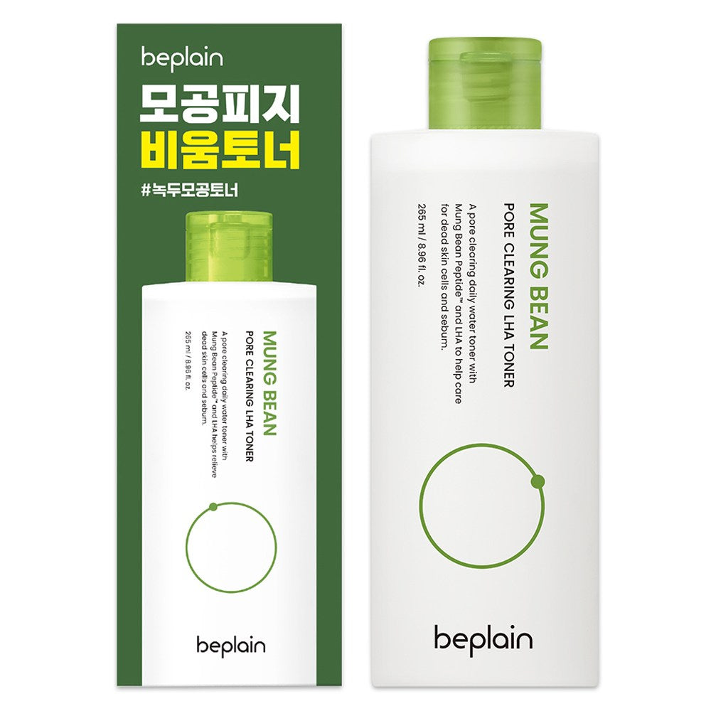 [BEPLAIN] Mung Bean Pore Clearing LHA Toner (265ml)