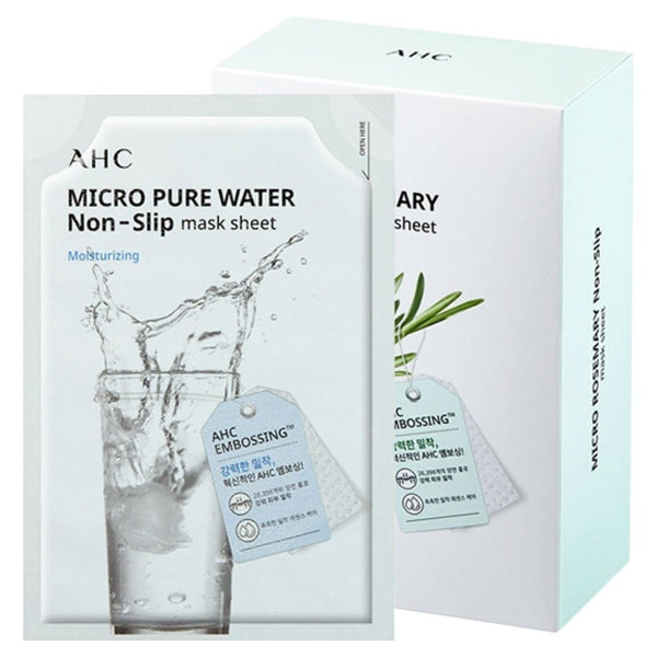 [AHC] Micro Pure Water Non-Slip Mask Sheet (10 x 33ml)