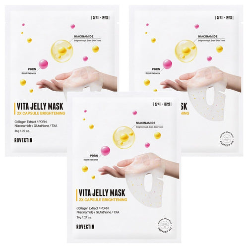 [ROVECTIN] Vita Jelly Double Brightening Mask (3 sheets)