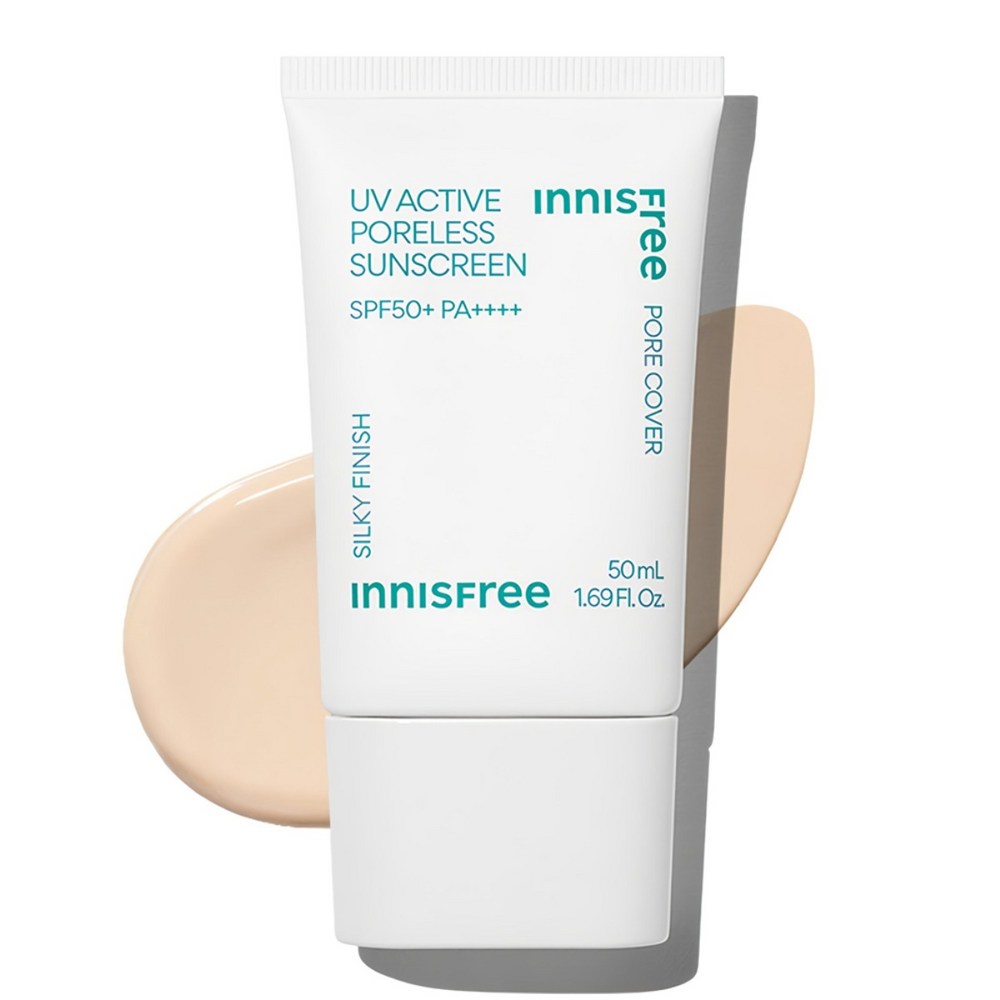 [INNISFREE] UV Active Poreless Sunscreen SPF50+ PA++++ (50ml)
