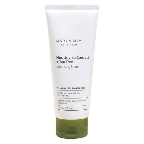 [MARY&MAY] Houttuynia Cordata + Tea Tree Pore Cleansing Foam (150ml)