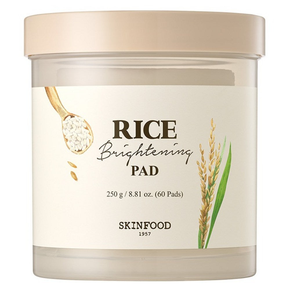 [SKINFOOD] Rice Brightening Pad (60 pads)