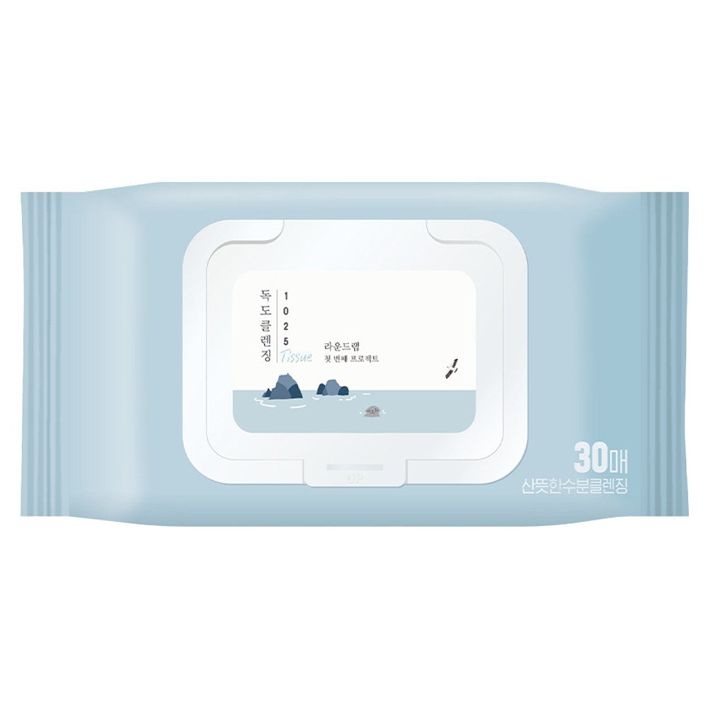 [ROUND LAB] 1025 Dokdo Cleansing Tissue (30 sheets)