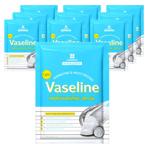 [LEADERS] Insolution Light Vaseline Moisturizing Mask (10 x 25ml)