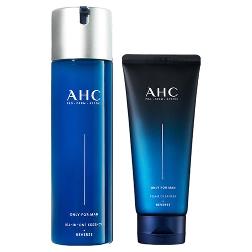 [AHC] Only For Men All-in-One Essence & Multi Foam Cleanser Set (1 set)