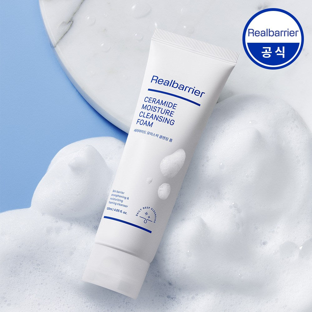 [REAL BARRIER] Ceramide Moisture Cleansing Foam (120ml)
