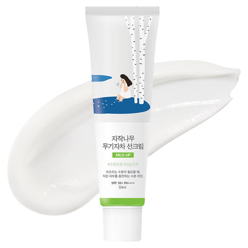 [ROUND LAB] Birch Juice Moisturizing Mild-Up Sunscreen SPF50+ PA++++ (50ml)