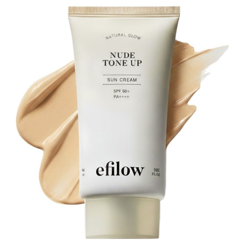 [EFILOW] Natural Glow Nude Tone-Up Sun Cream SPF50+ PA++++ (60ml)
