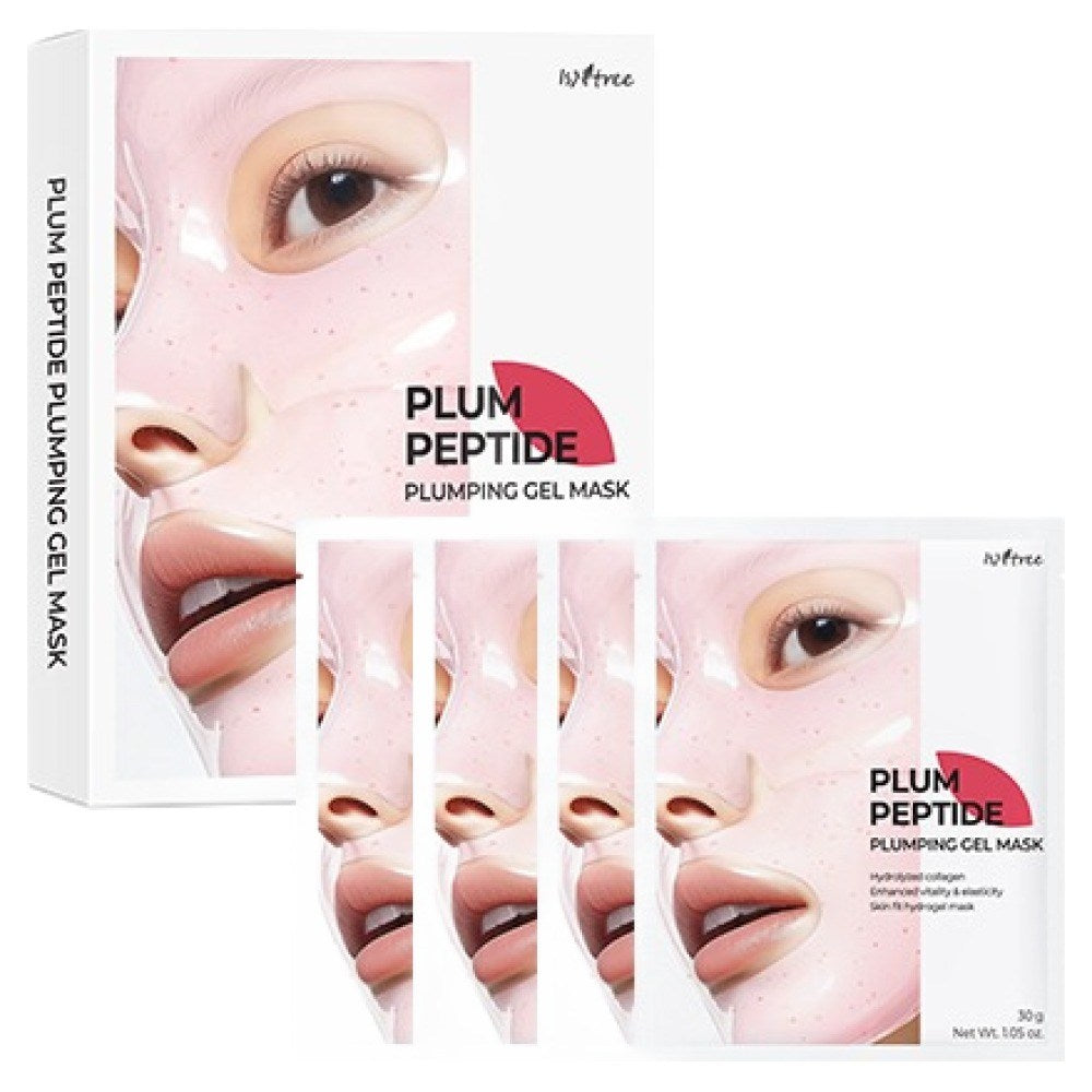 [ISNTREE] Plum Peptide Plumping Gel Mask (4 x 30g)