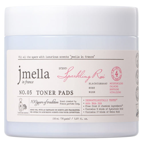 [JMELLA] In France Sparkling Rose Toner Pad (70 sheets)