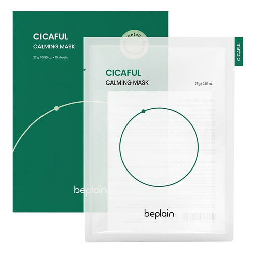 [BEPLAIN] Cicaful Calming Mask (10 sheets)