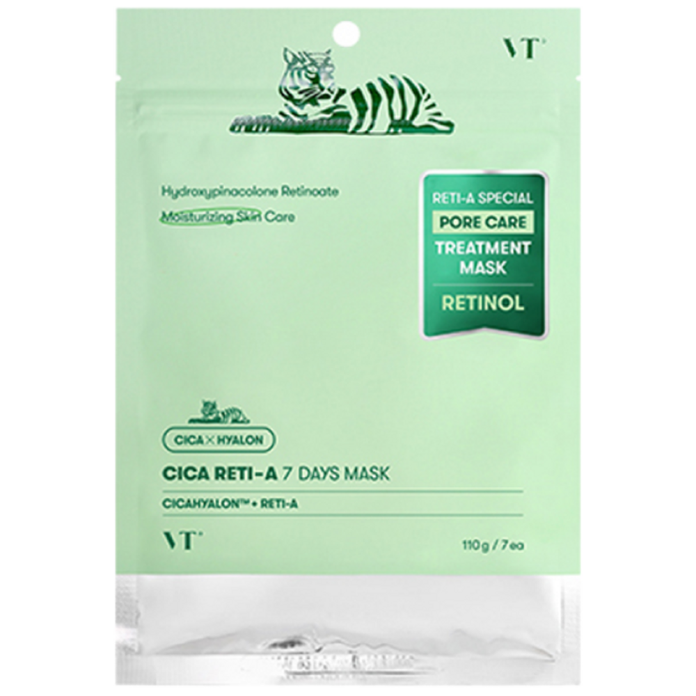 [VT COSMETICS] Cica Reti-A 7 Days Mask (7 sheets)