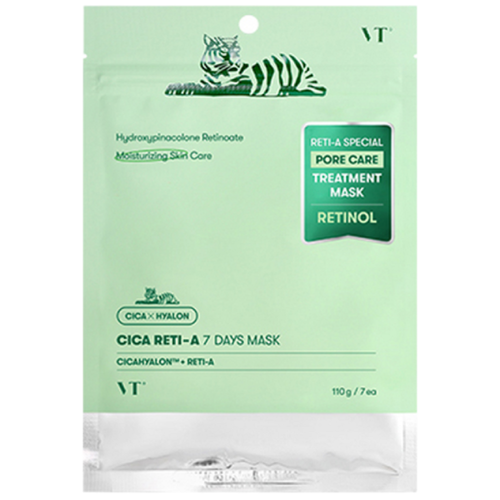 [VT COSMETICS] Cica Reti-A 7 Days Mask (7 sheets)