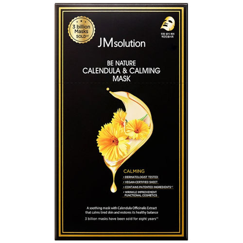 [JMSOLUTION] Bee Nature Calendula Calming Mask (10 sheets)