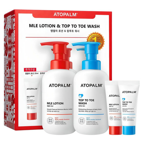 [ATOPALM] MLE Lotion + Top-to-Toe Wash Set (1 set)