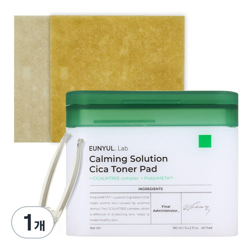 [EUNYUL] Lab Calming Solution Cica Toner Pad (60 pads)