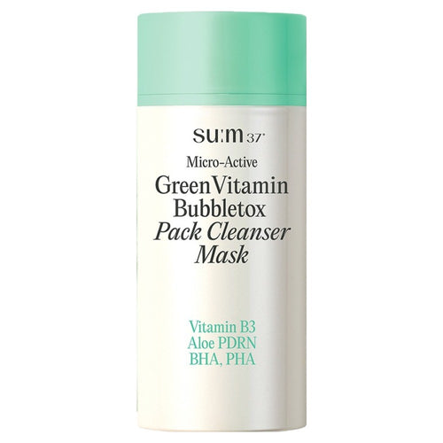 [SU:M37] Micro Active Green Vitamin B3 Bubbletox Pack Cleanser Mask (100ml)