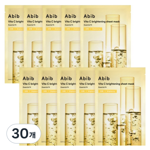 [ABIB] Vita C Brightening Sheet Mask Essential Fit (2 options)
