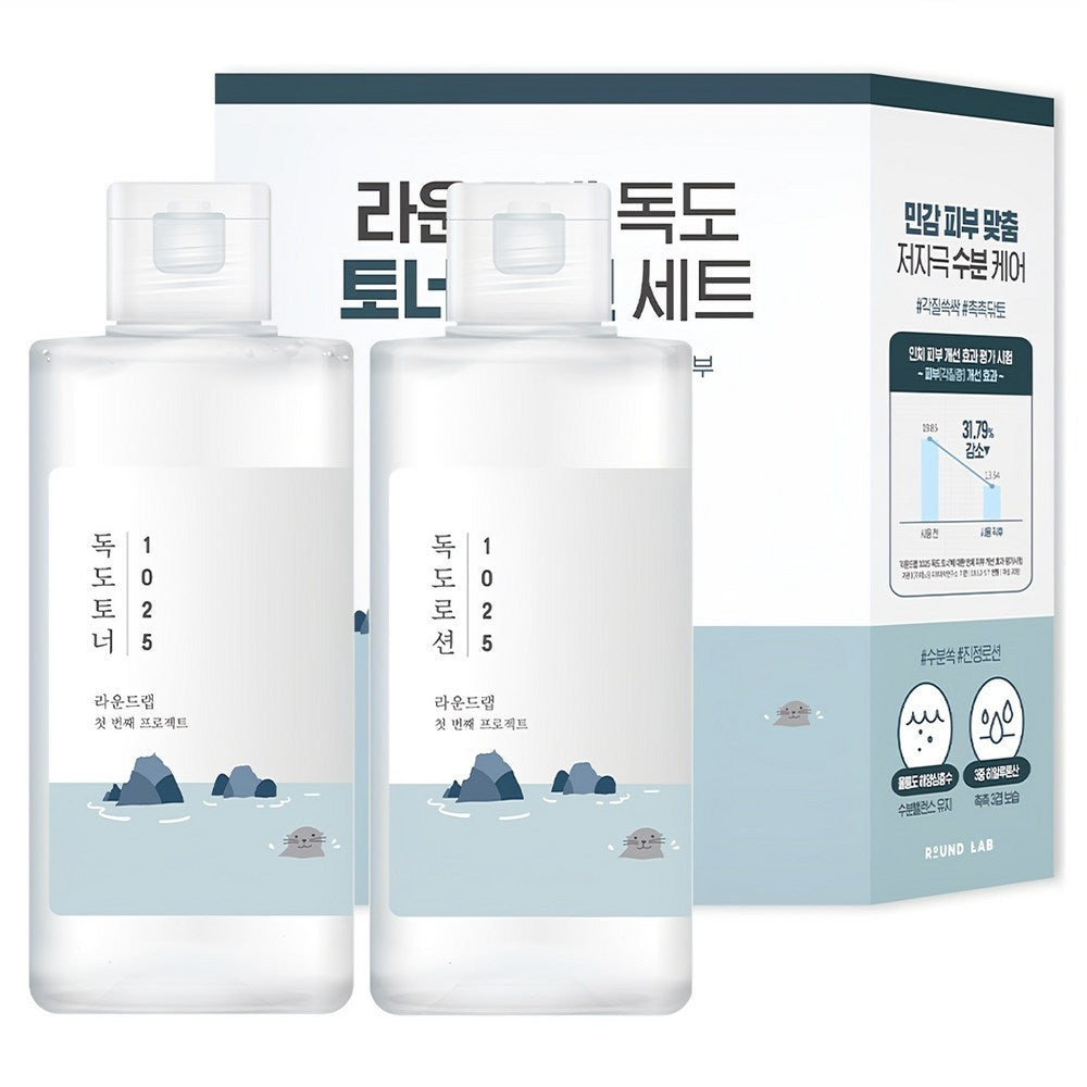 [ROUND LAB] 1025 Dokdo Toner + Lotion Set (1 set)