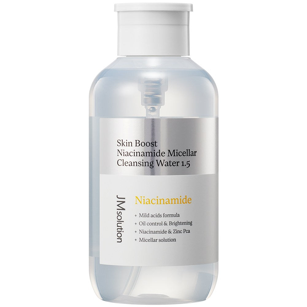 [JMSOLUTION] Skin Boost Niacinamide Micellar Cleansing Water 1.5 (500ml)