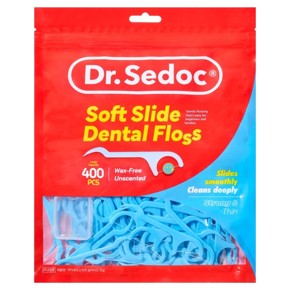 [LION KOREA] Dr.Sedac Soft Slide Dental Floss (400 x 18mm)
