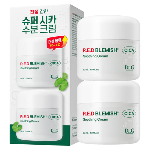 [DR.G] Red Blemish Cica Soothing Cream Duo Set (100ml x 2)