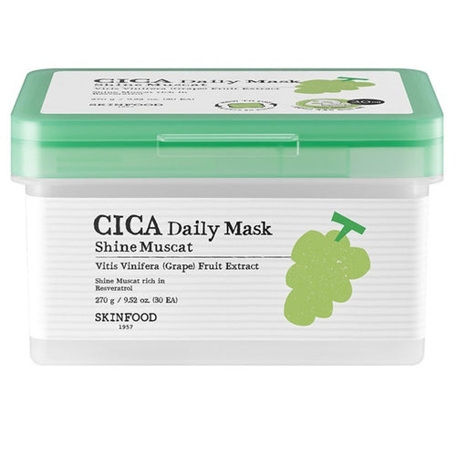 [SKINFOOD] Shine Muscat Cica Daily Mask (30 sheets)