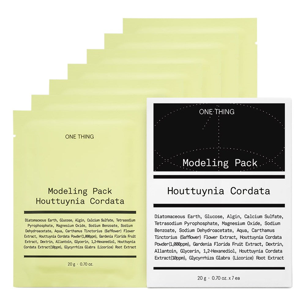 [ONE THING] Houttuynia Cordata Modeling Pack (7 x 20g)