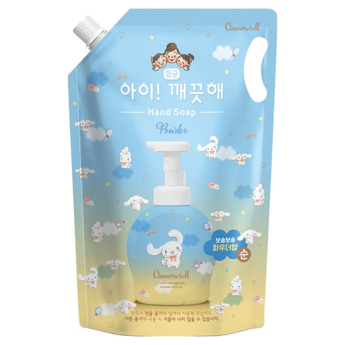 [LION KOREA] Ai!Kkaekuthae Cinnamoroll Antibacterial Foaming Hand Soap Powder Scent Refill (2 options)