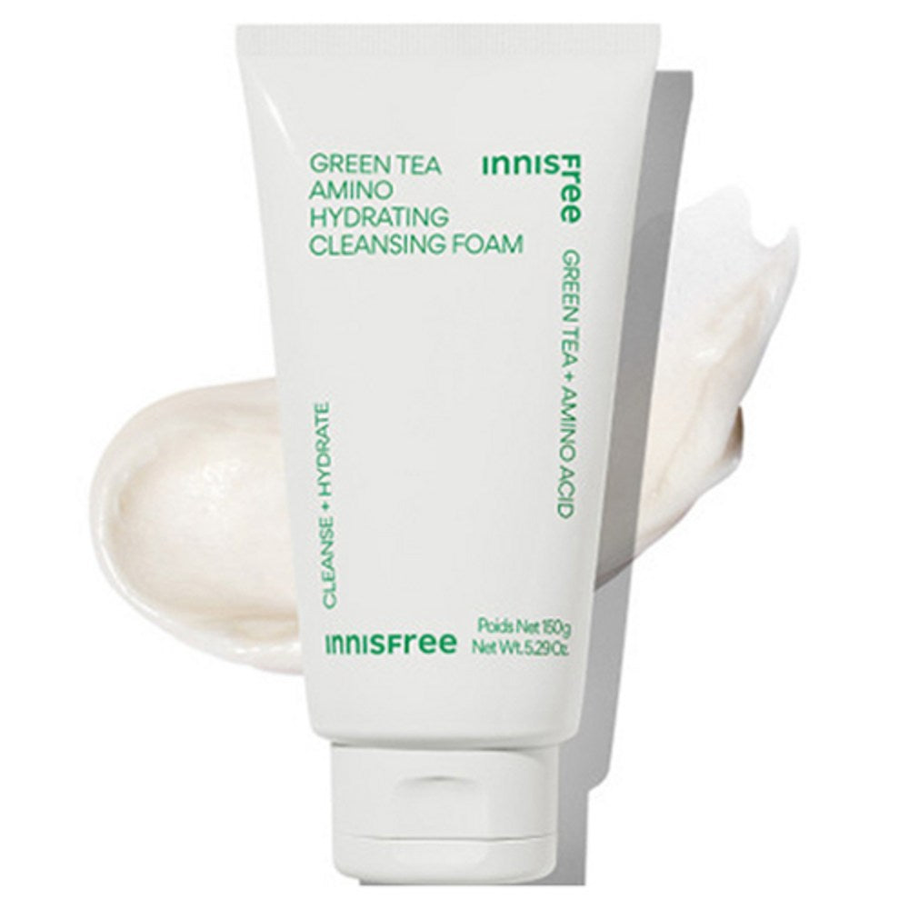 [INNISFREE] Green Tea Amino Hydrating Cleansing Foam (2 options)