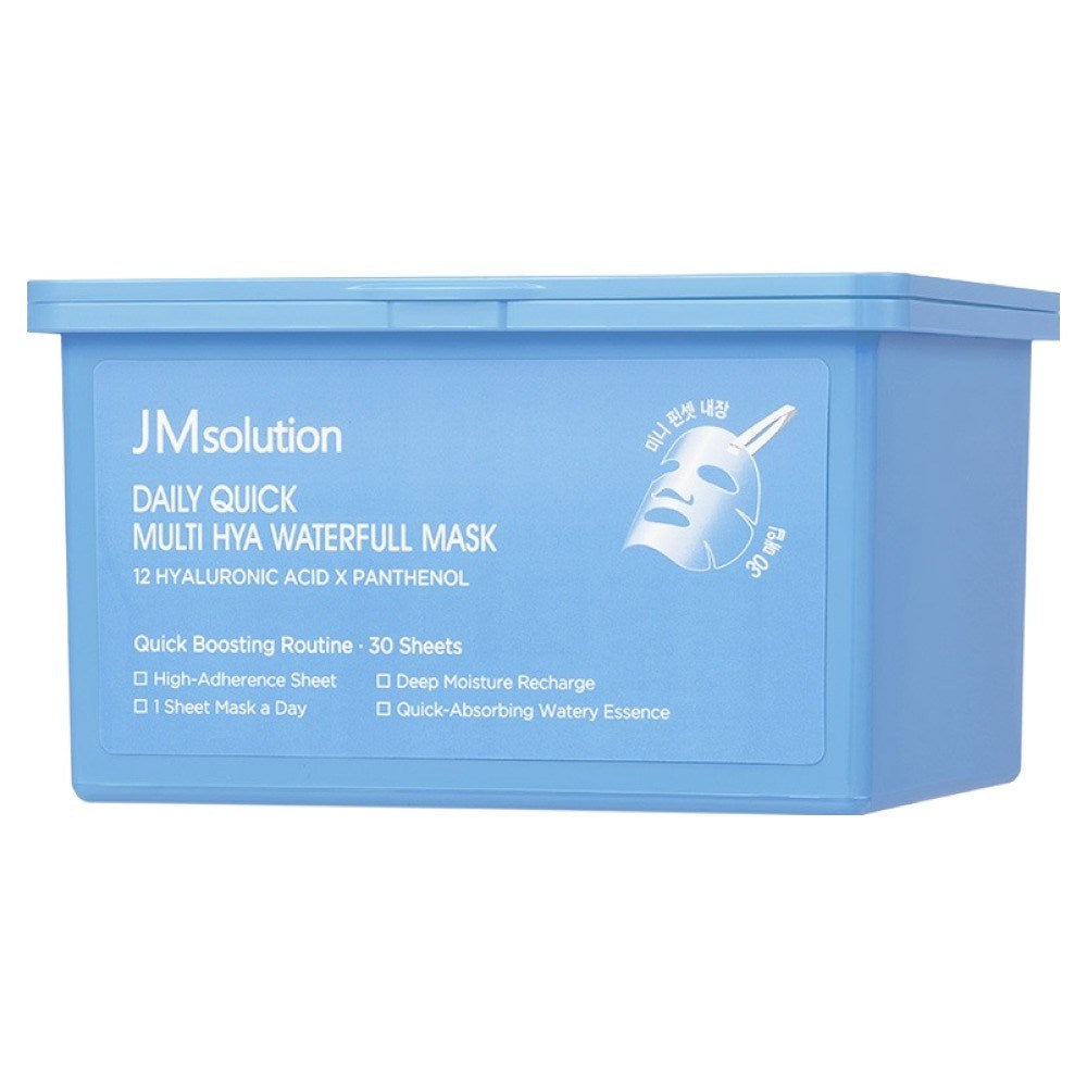 [JMSOLUTION] Quick Routine Moisture Hyaluronic Acid Mask (30 sheets)