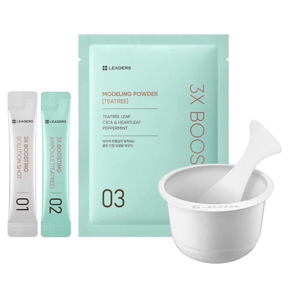 [LEADERS] 3X Boosting Modeling Mask Tea Tree (2 options)