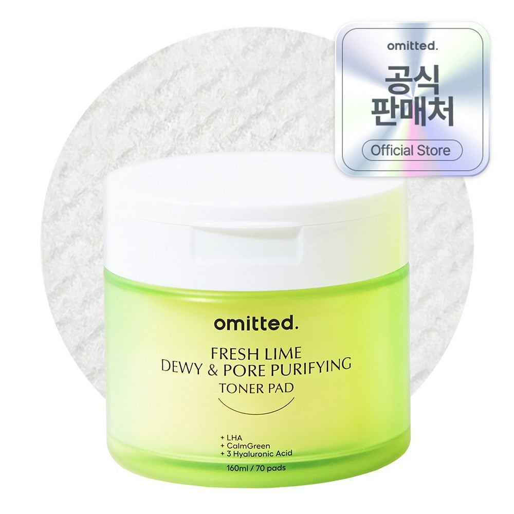 [OMITTED] Fresh Lime LHA Radiance Pore Toner Pad (70 sheets)