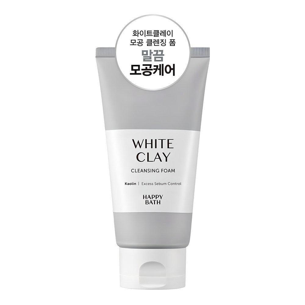 [HAPPYBATH] White Clay Pore Cleansing Foam (150g)