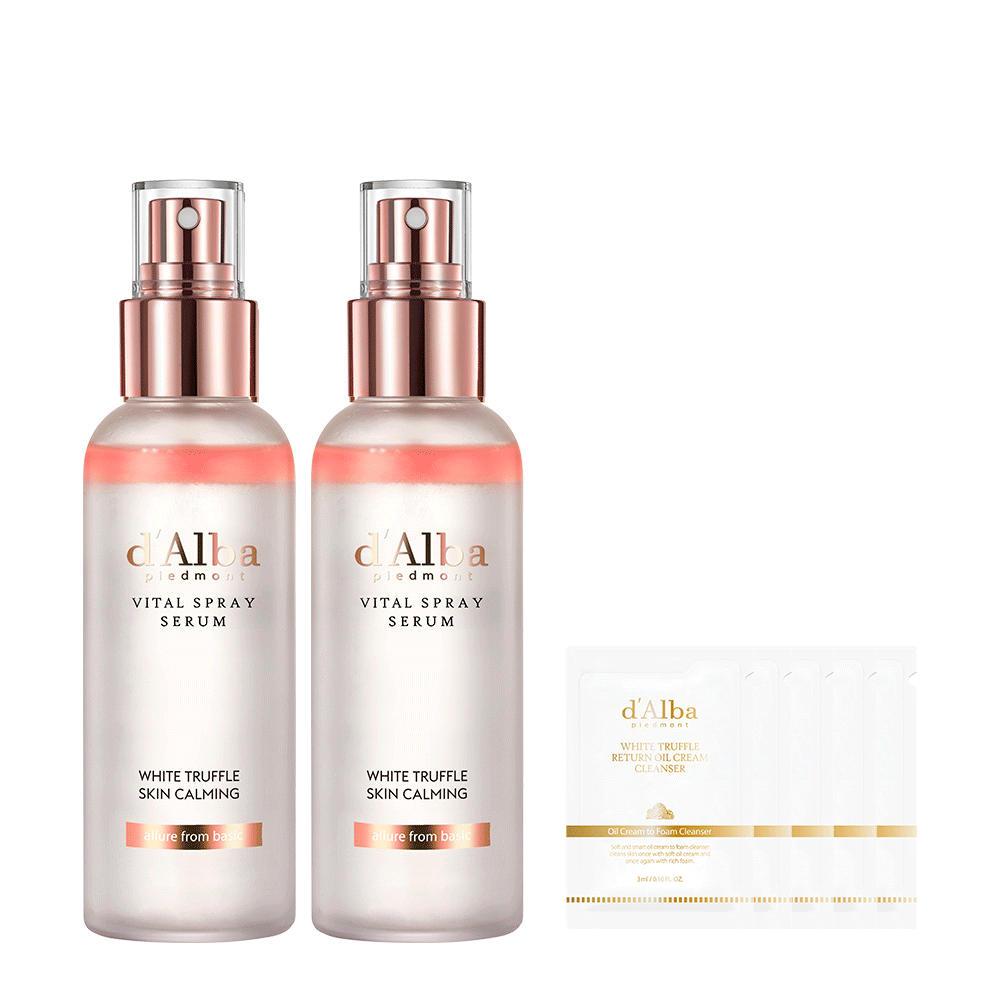 [D'ALBA] White Truffle Vital Spray Serum (2 x 100ml + 15ml)