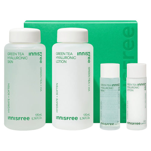 [INNISFREE] Green Tea Hyaluronic Skincare Set (1 set)