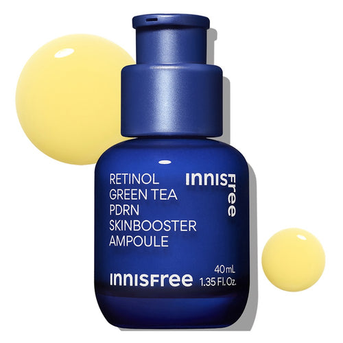 [INNISFREE] Retinol Green Tea PDRN Skin Booster Ampoule (40ml)