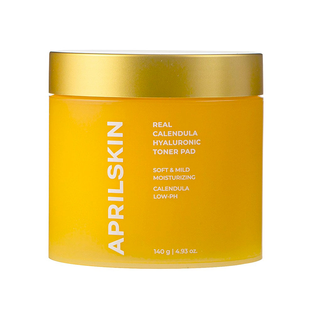 [APRILSKIN] Real Calendula Hyaluronic Toner Pad (60 sheets)
