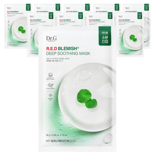 [DR.G] Red Blemish Deep Soothing Mask (10 sheets)