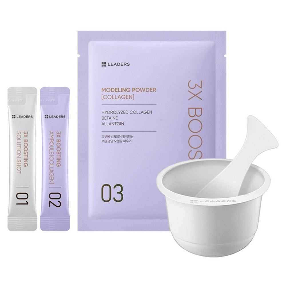 [LEADERS] 3X Boosting Modeling Mask Collagen (1 set)