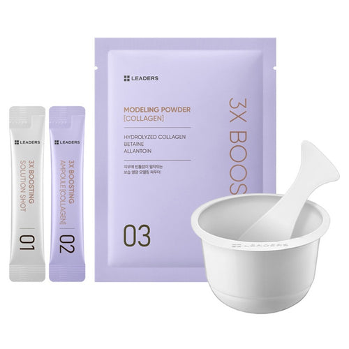 [LEADERS] 3X Boosting Modeling Mask Collagen (1 set)