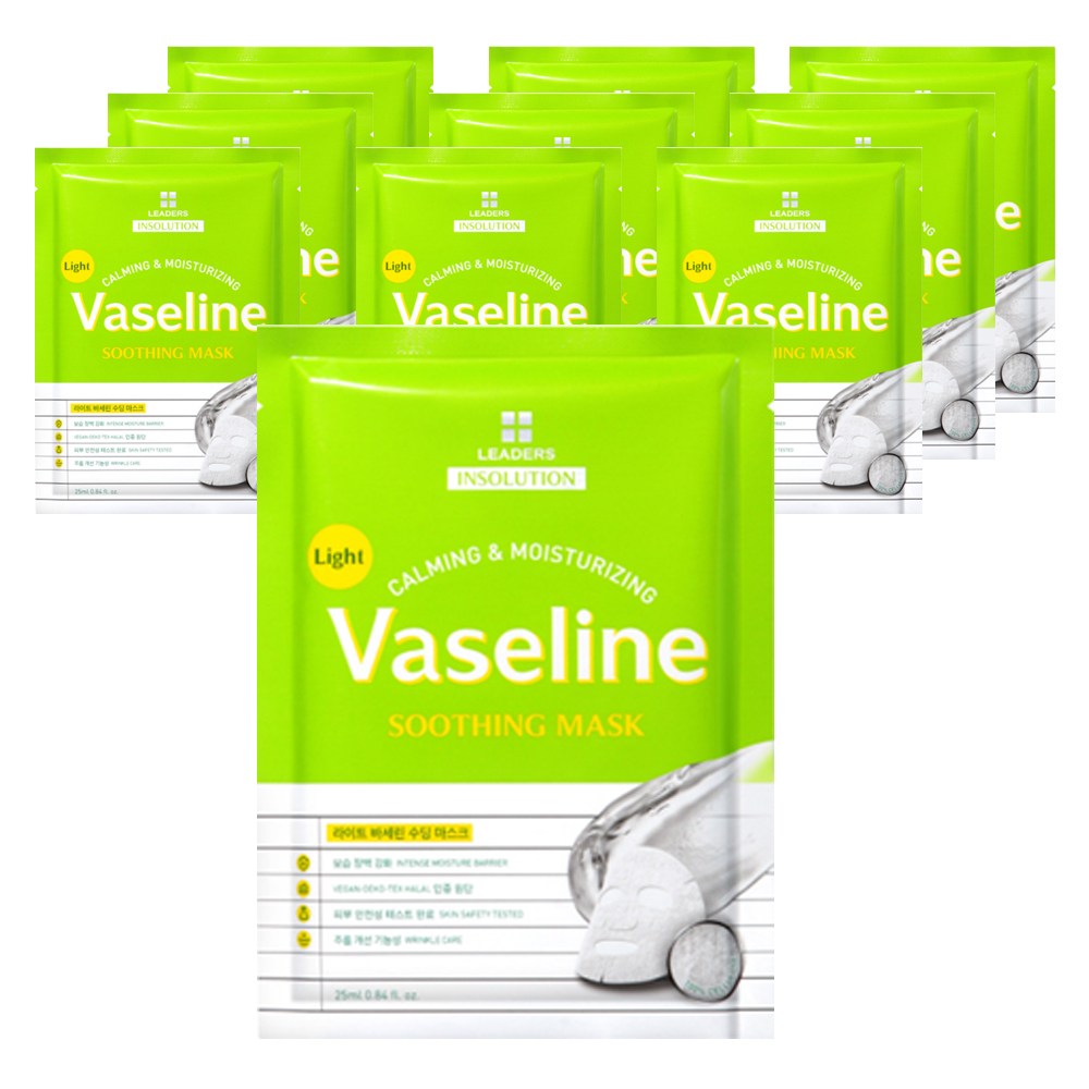 [LEADERS] Insolution Light Vaseline Soothing Mask (10 x 25ml)