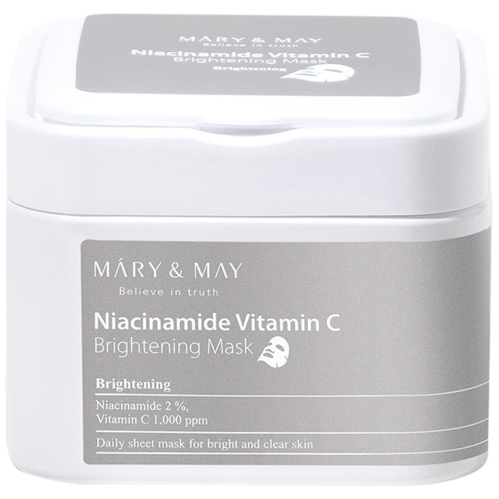 [MARY&MAY] Niacinamide Vitamin C Brightening Mask (30 sheets)