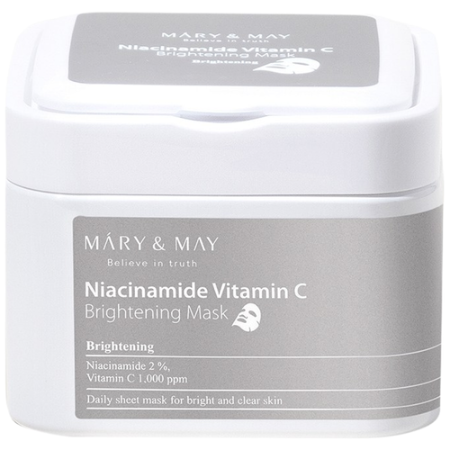 [MARY&MAY] Niacinamide Vitamin C Brightening Mask (30 sheets)