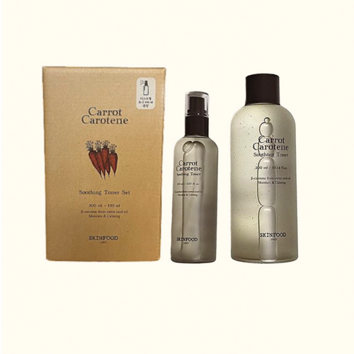 [SKINFOOD] Carrot Carotene Soothing Toner Set (300ml + 150ml)